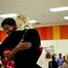 Students embrace principle Karla Graesley after walking across the stage at Estabrook Elementary sixth-grade graduation on Friday, June 7. Daniel Brenner I AnnArbor.com